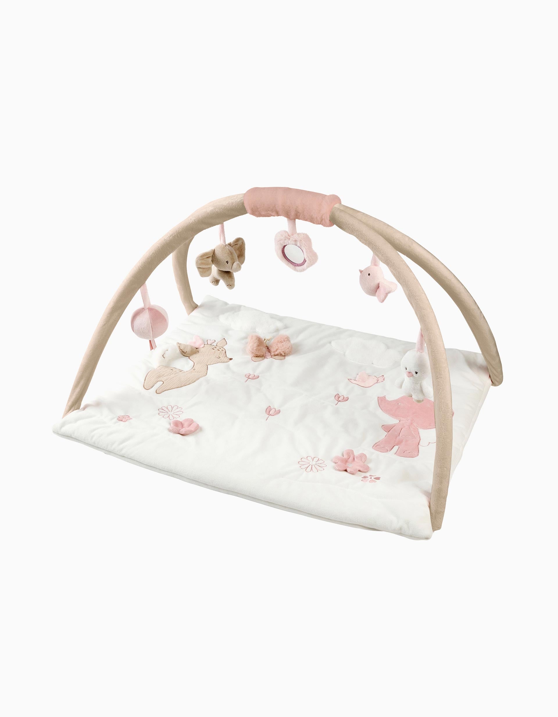 Gimnasio de Actividades para Bebé 70 x 80 cm Nattou 0M+, Blanco