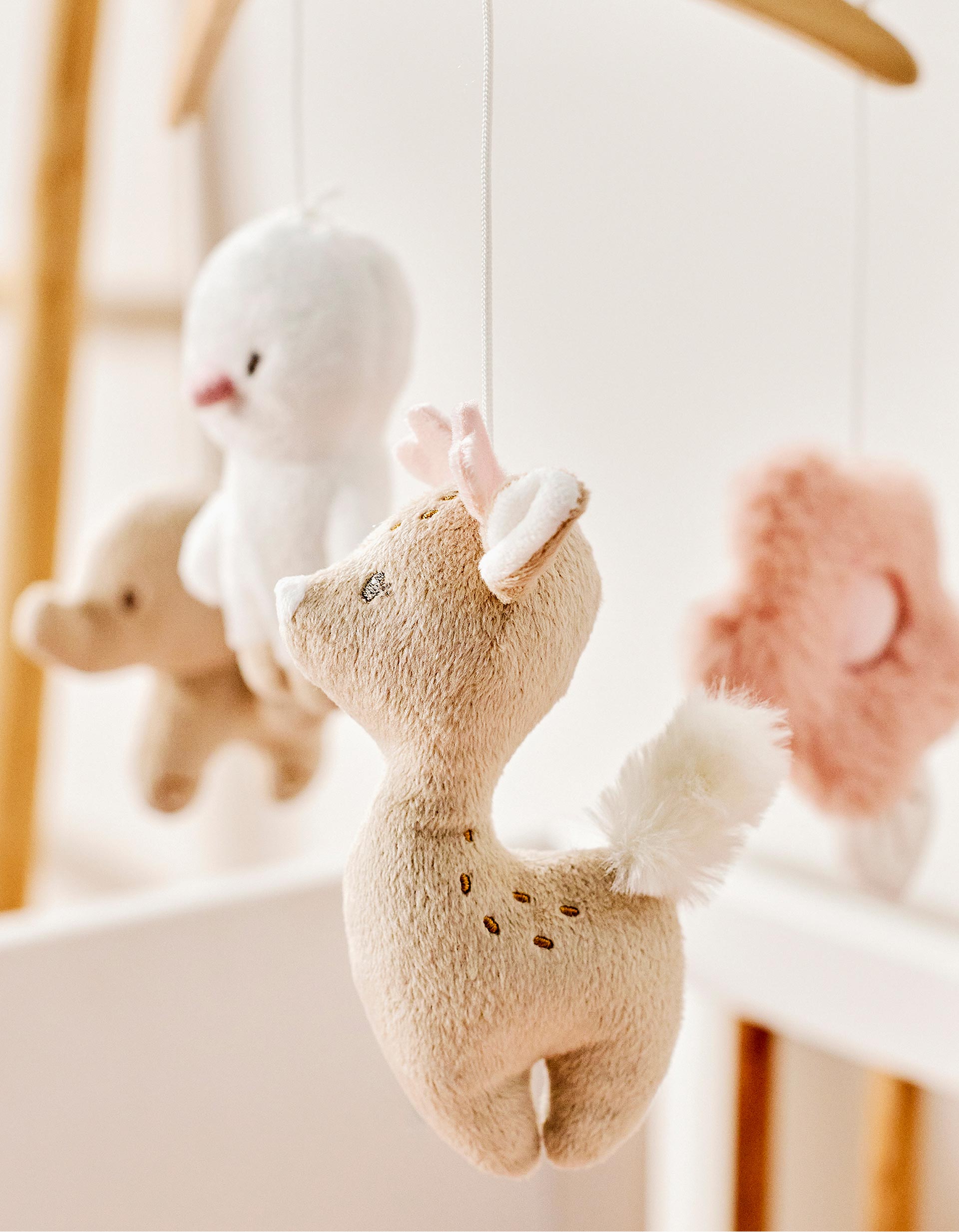 Wooden Crib Music Mobile Nattou 0M+