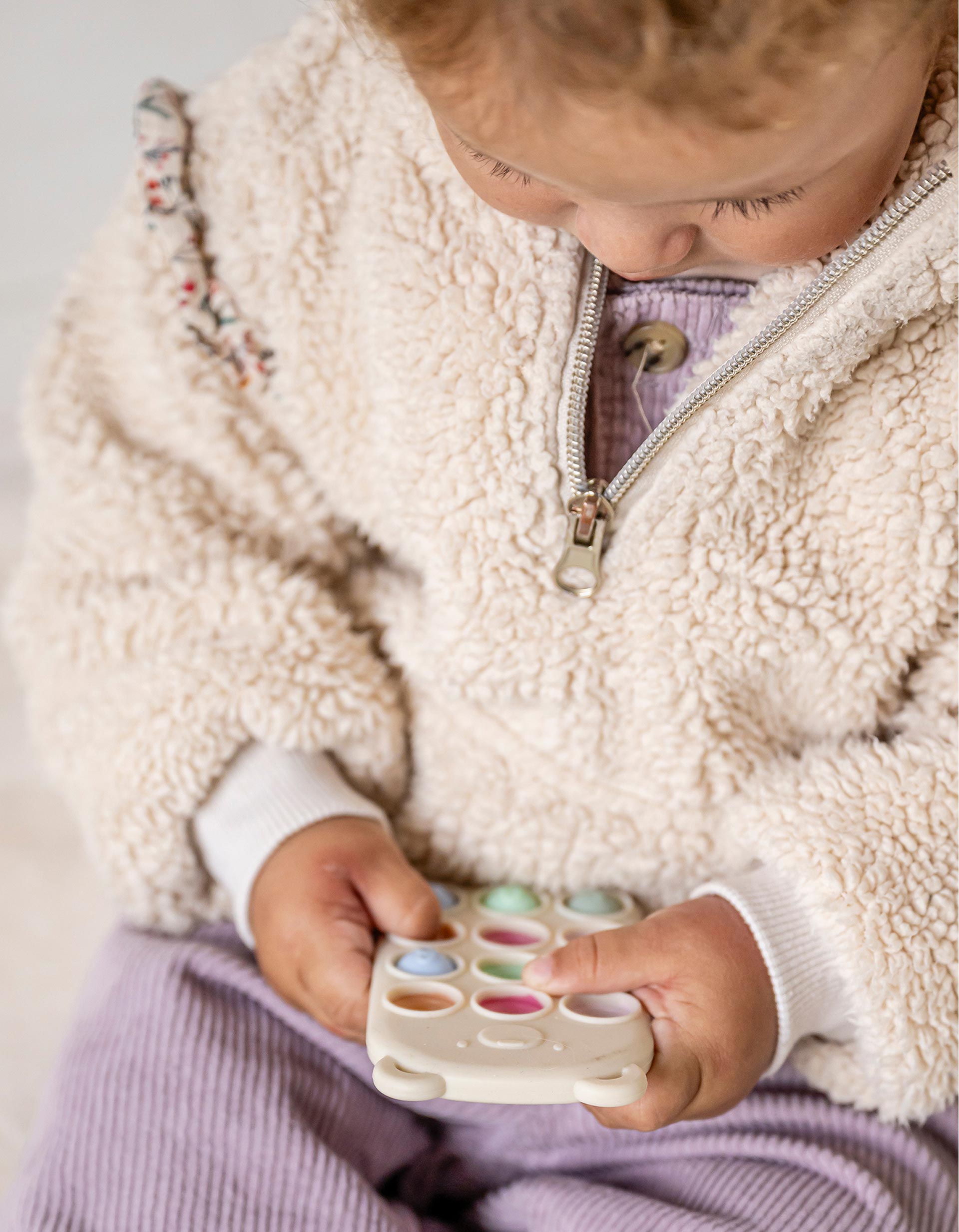 Silicone Toy and Teether Pop Phone 0M+