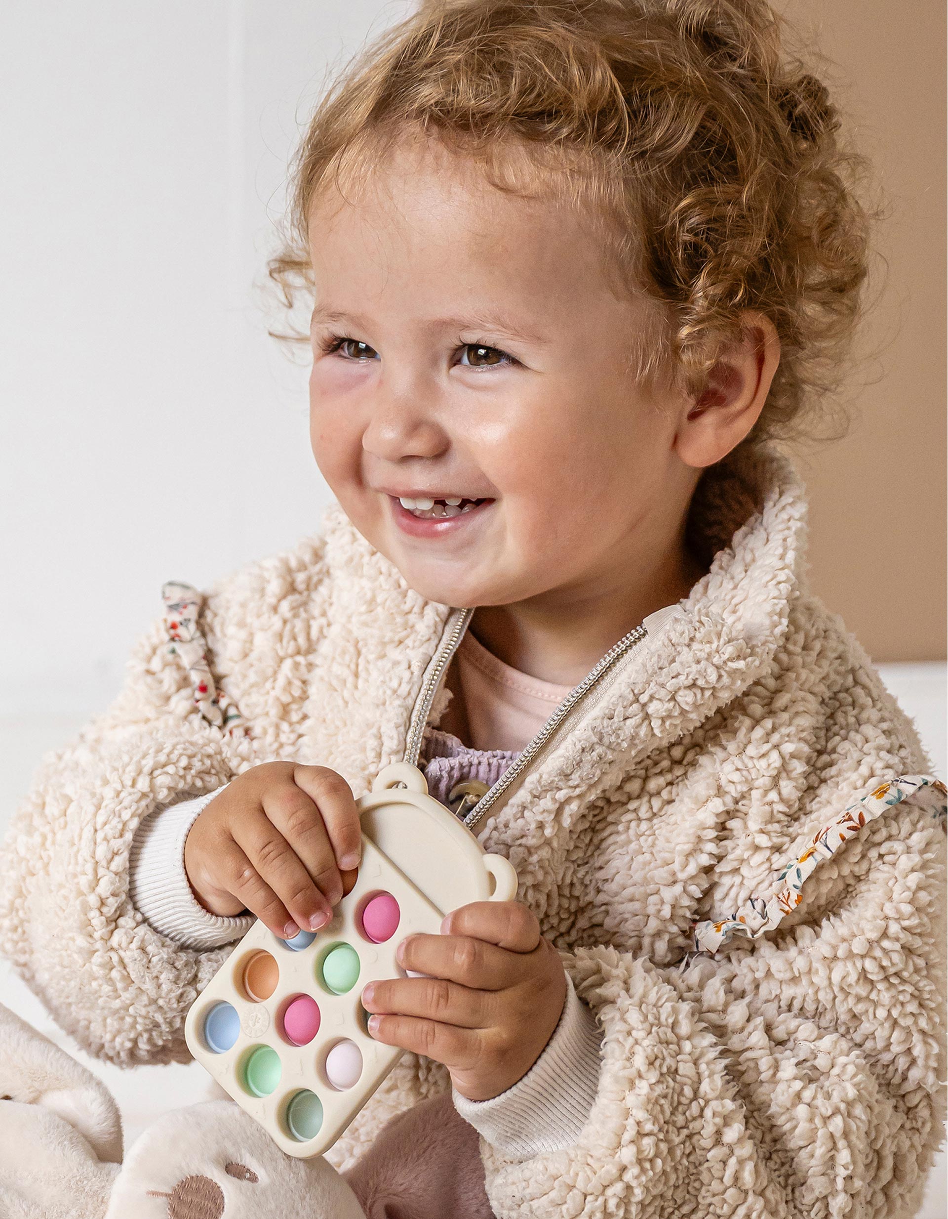 Silicone Toy and Teether Pop Phone 0M+