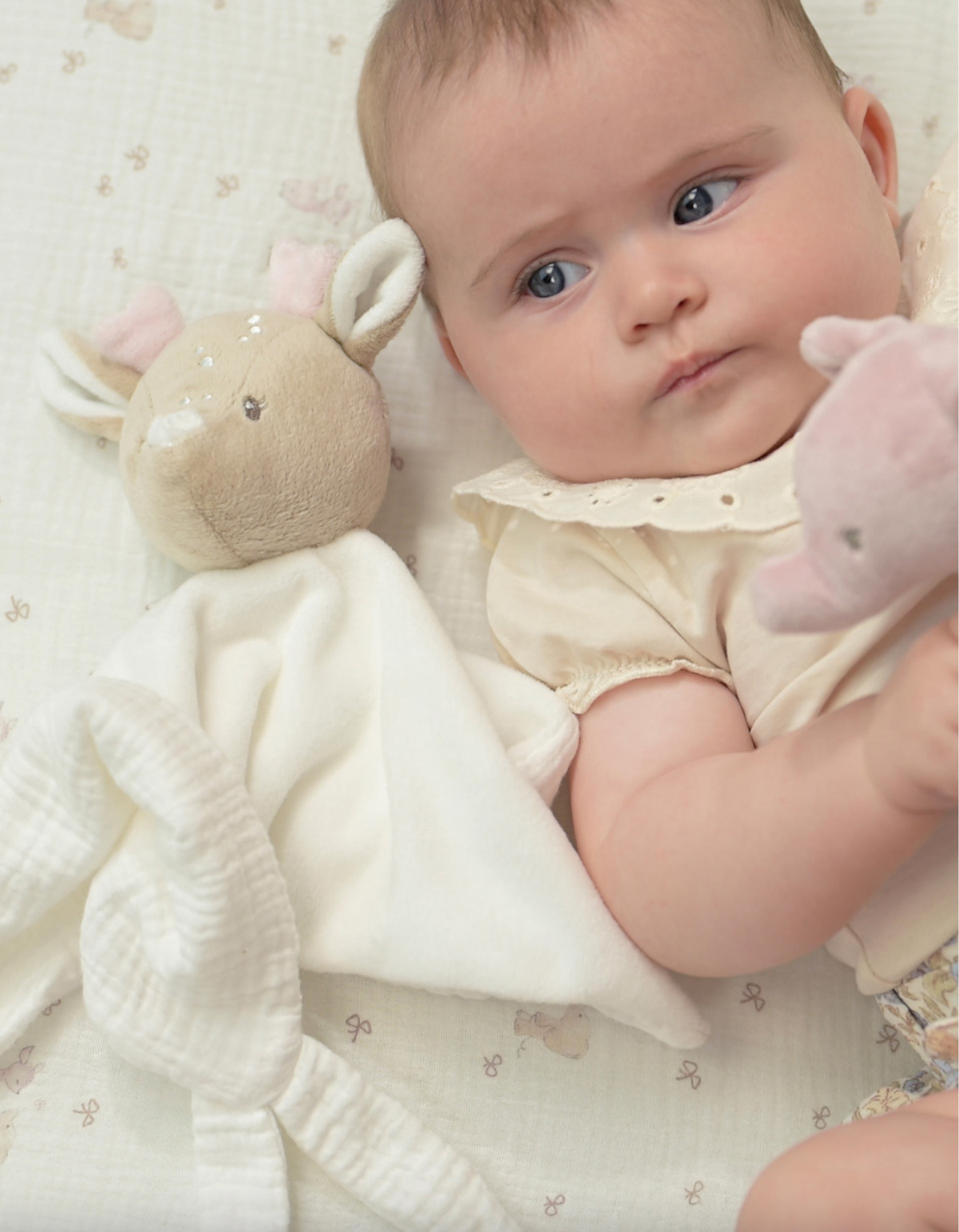 Doudou Veado 27 cm Nattou 0M+, Bege