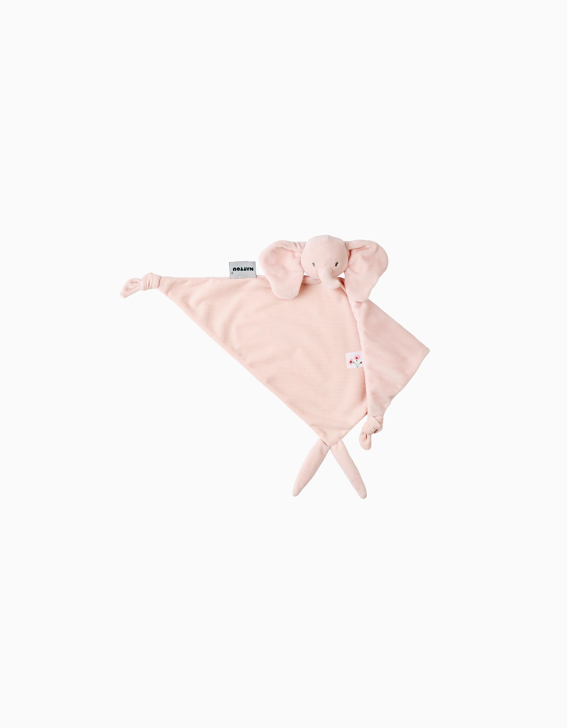 Maxi Doudou Elefante Nattou 0M+, Rosa