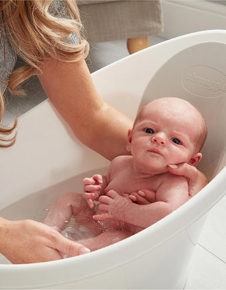 Baby Bathtub Shnuggle, White