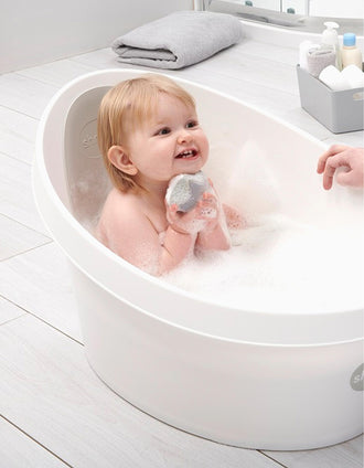 Toddler Bathtub Shnuggle, White