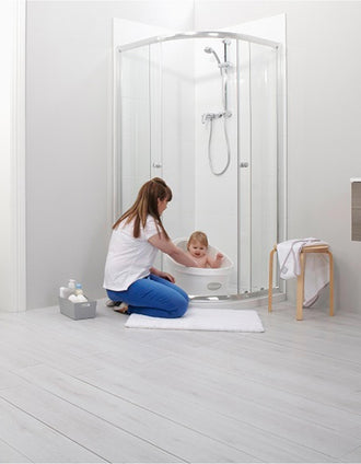 Toddler Bathtub Shnuggle, White