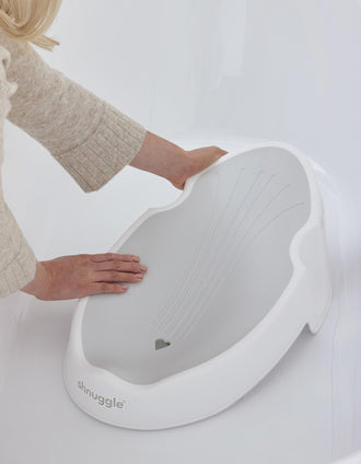 Newborn Bath Support Shnuggle, White