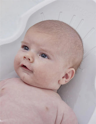 Newborn Bath Support Shnuggle, White