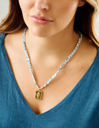 Colar com medalhão em banho de ouro You&Me