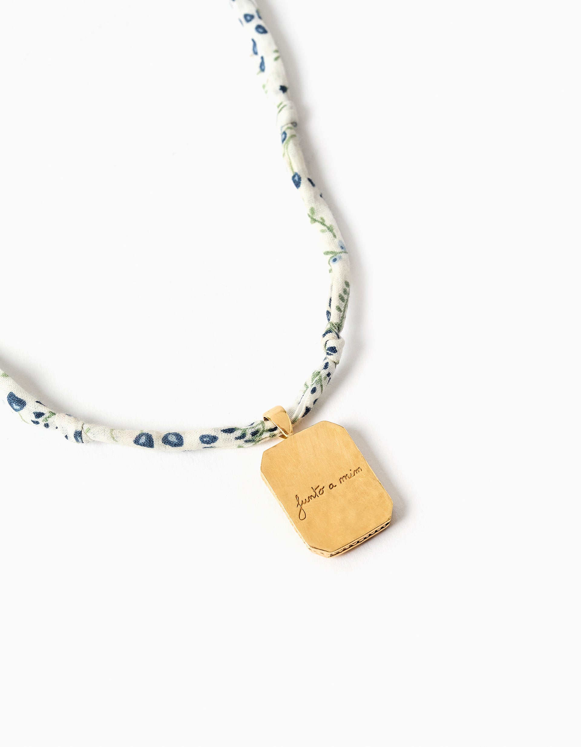 Gold-plated medallion necklace You&Me