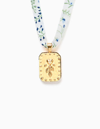Colar com medalhão em banho de ouro You&Me