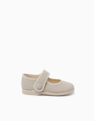 Babies en lin Pisamonas pour bébé fille, beige