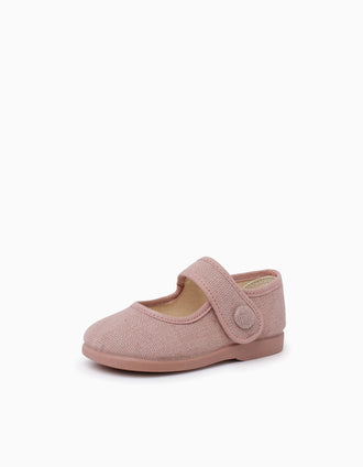 Babies en lin Pisamonas pour bébé fille, rose