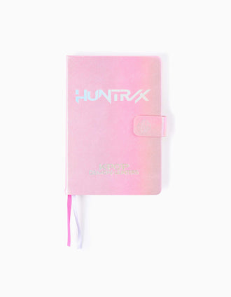 Caderno pautado K-Pop Demon Hunters para menina, rosa
