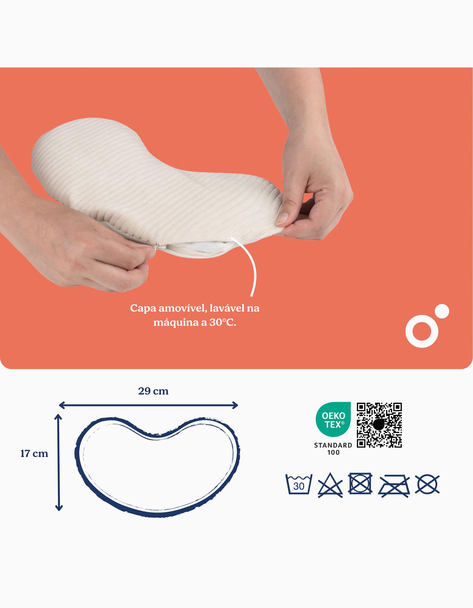 Almofada Térmica Snoogy Mom Doomoo, Areia