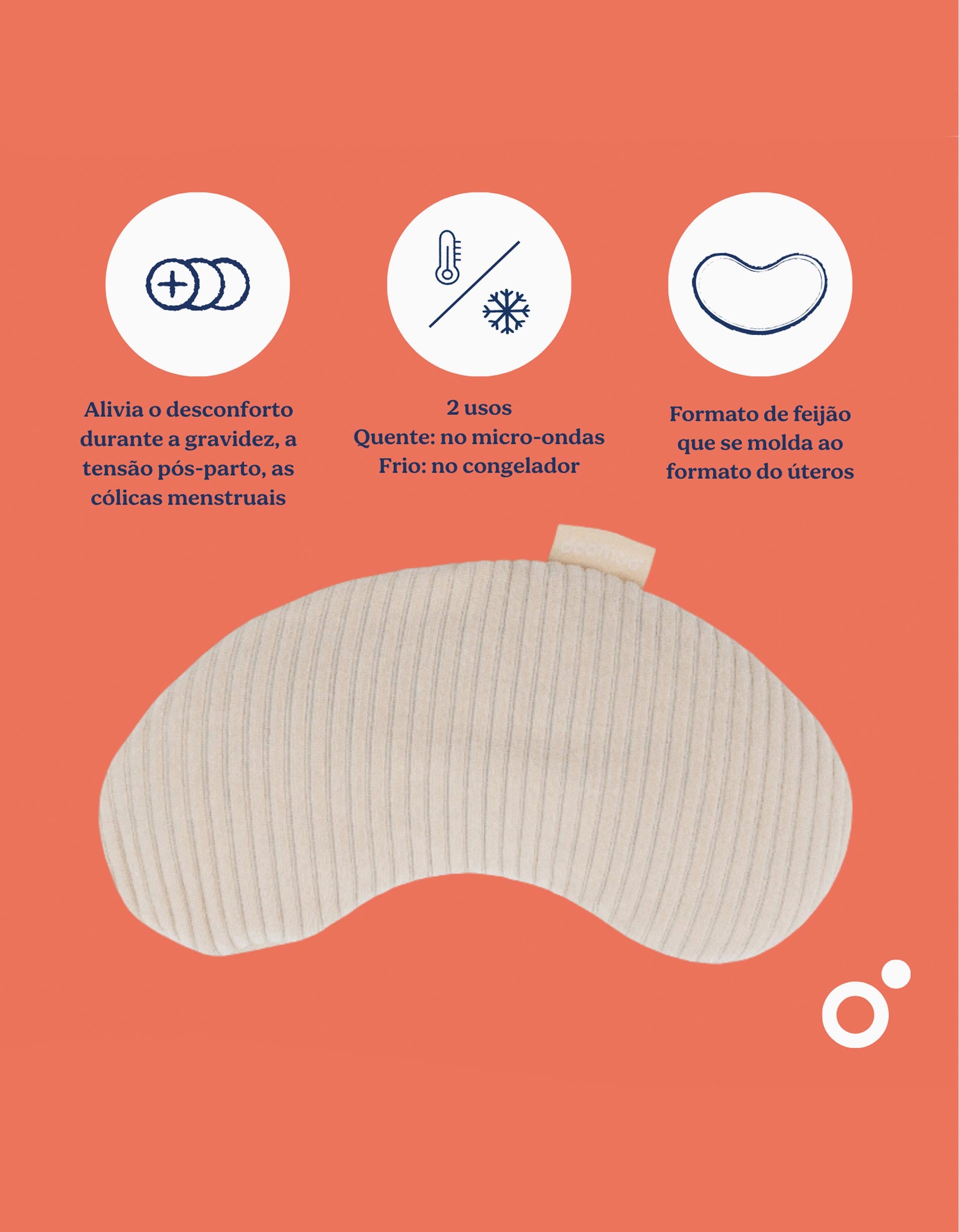 Almofada Térmica Snoogy Mom Doomoo, Areia