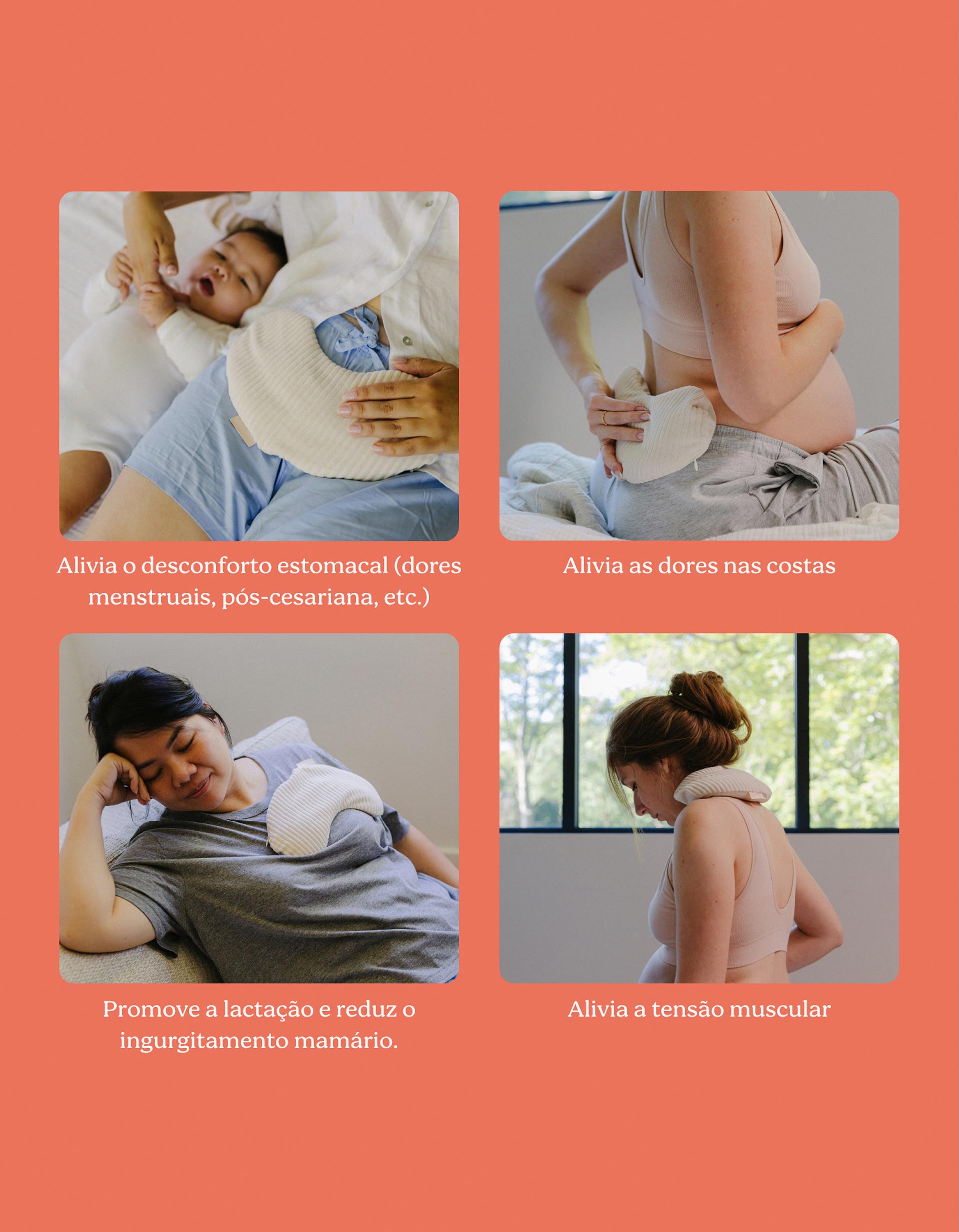 Almofada Térmica Snoogy Mom Doomoo, Areia