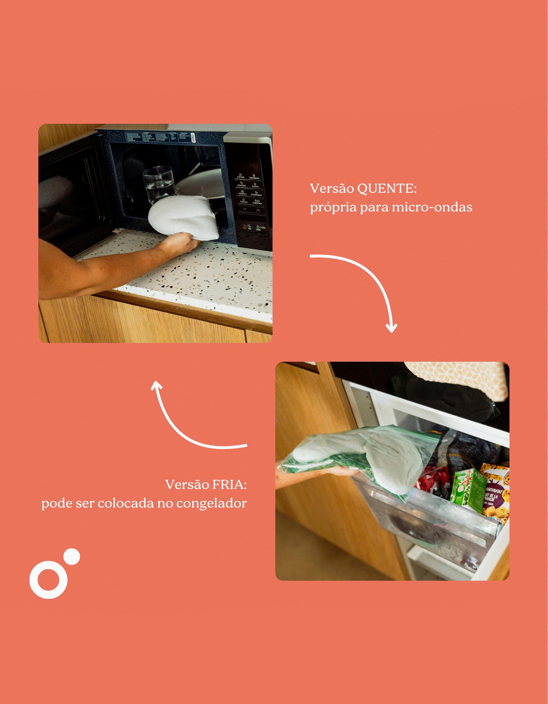 Almofada Térmica Snoogy Mom Doomoo, Areia