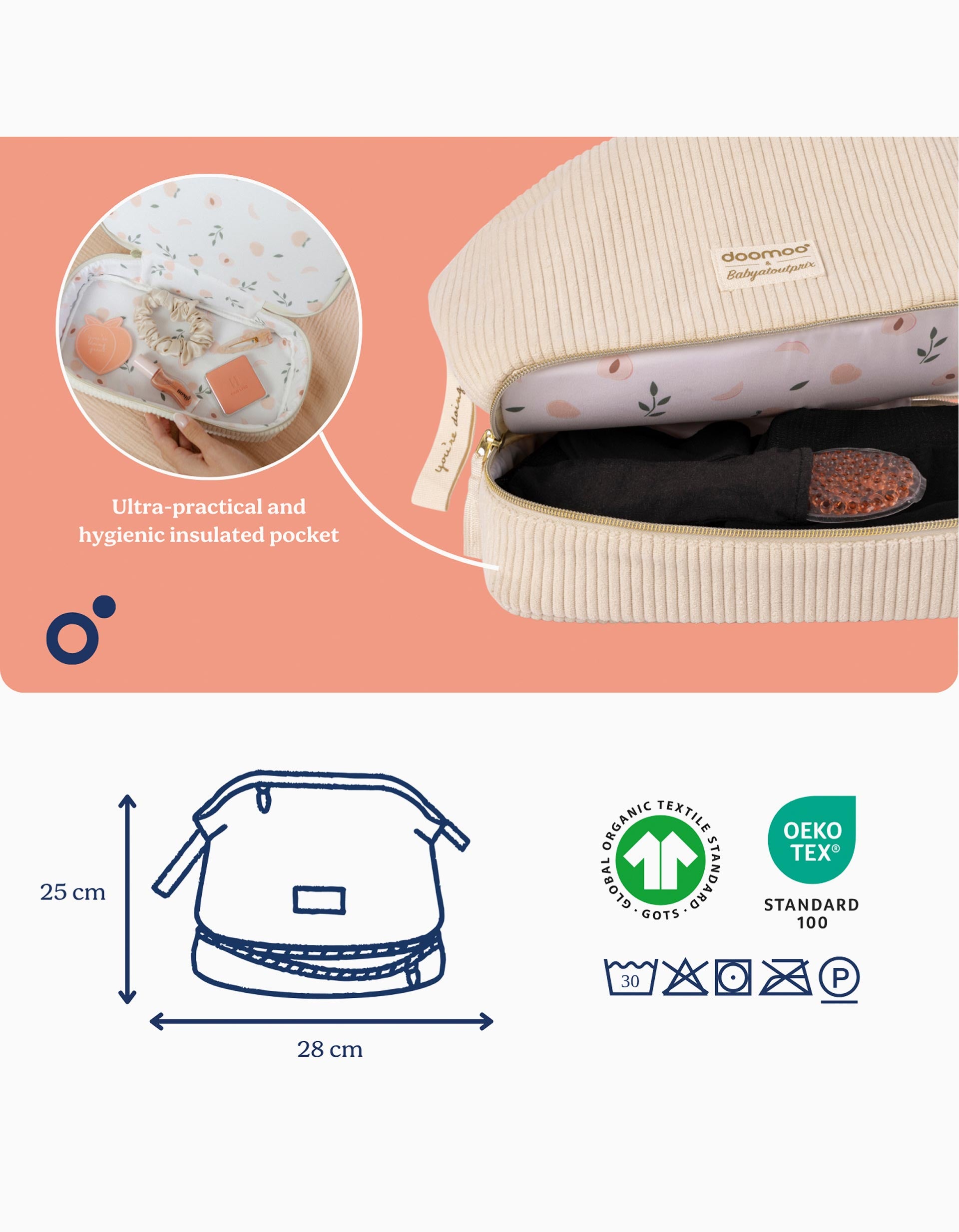 Doomoo Maternity Kit, Sand