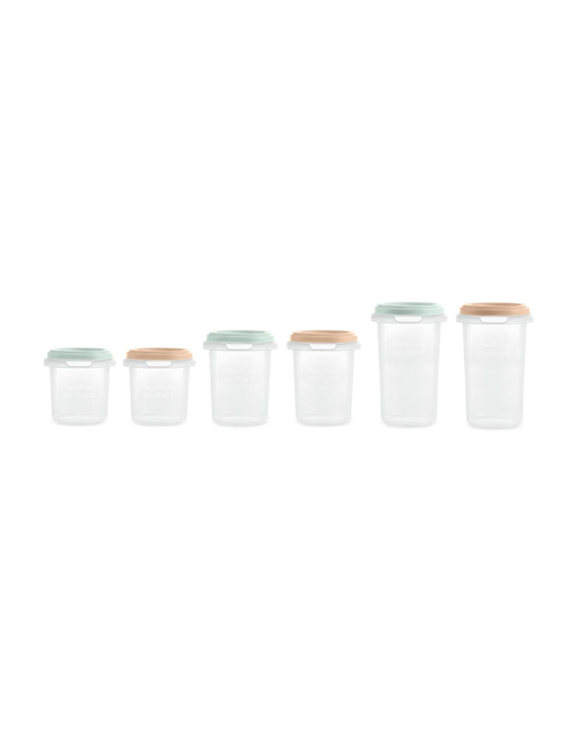 Set of 6 Hermisized Containers 200+250+330 ml Dreamland Miniland