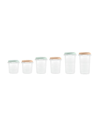 Set of 6 Hermisized Containers 200+250+330 ml Dreamland Miniland