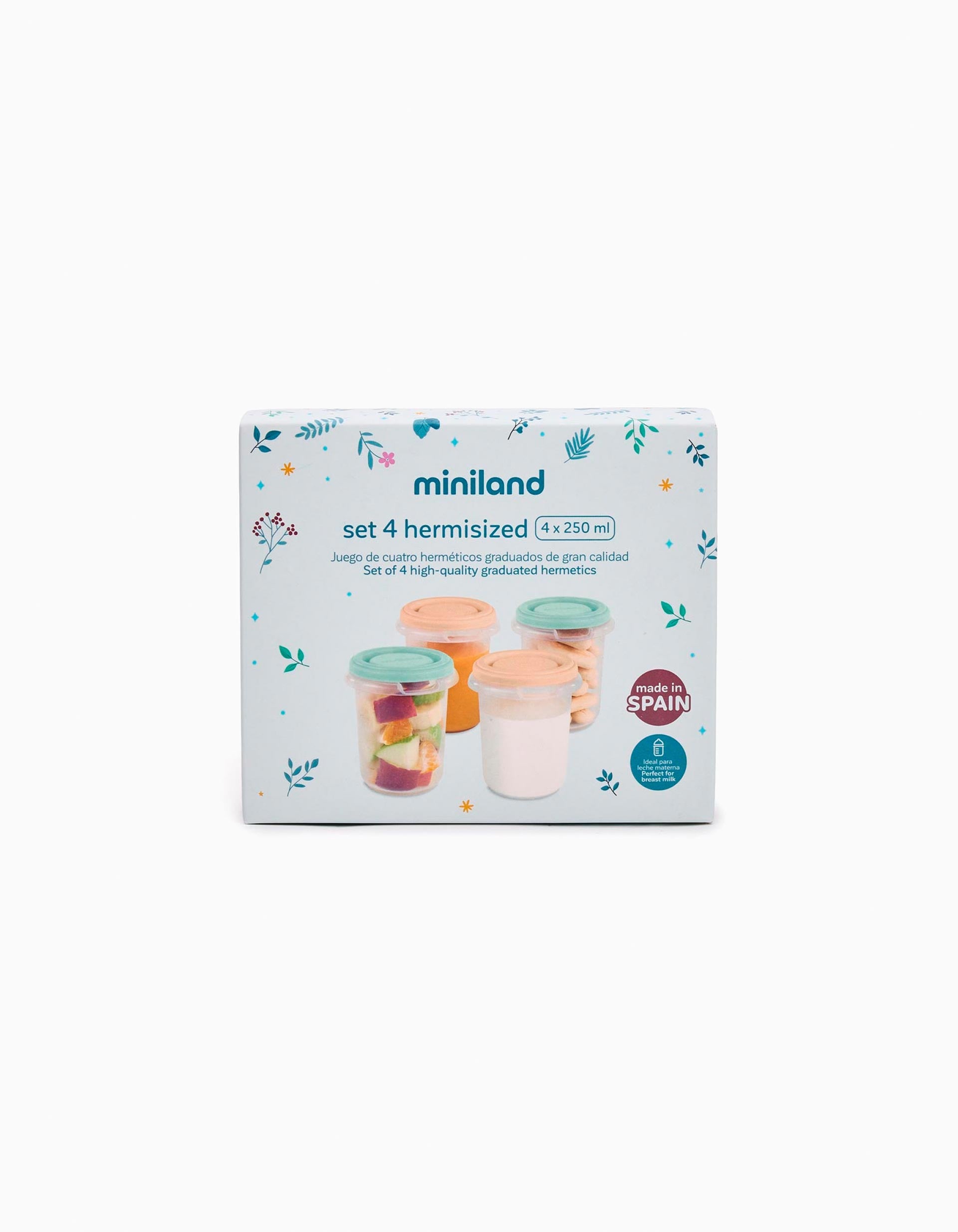 Set of 6 Hermisized Containers 250 ml Dreamland Miniland