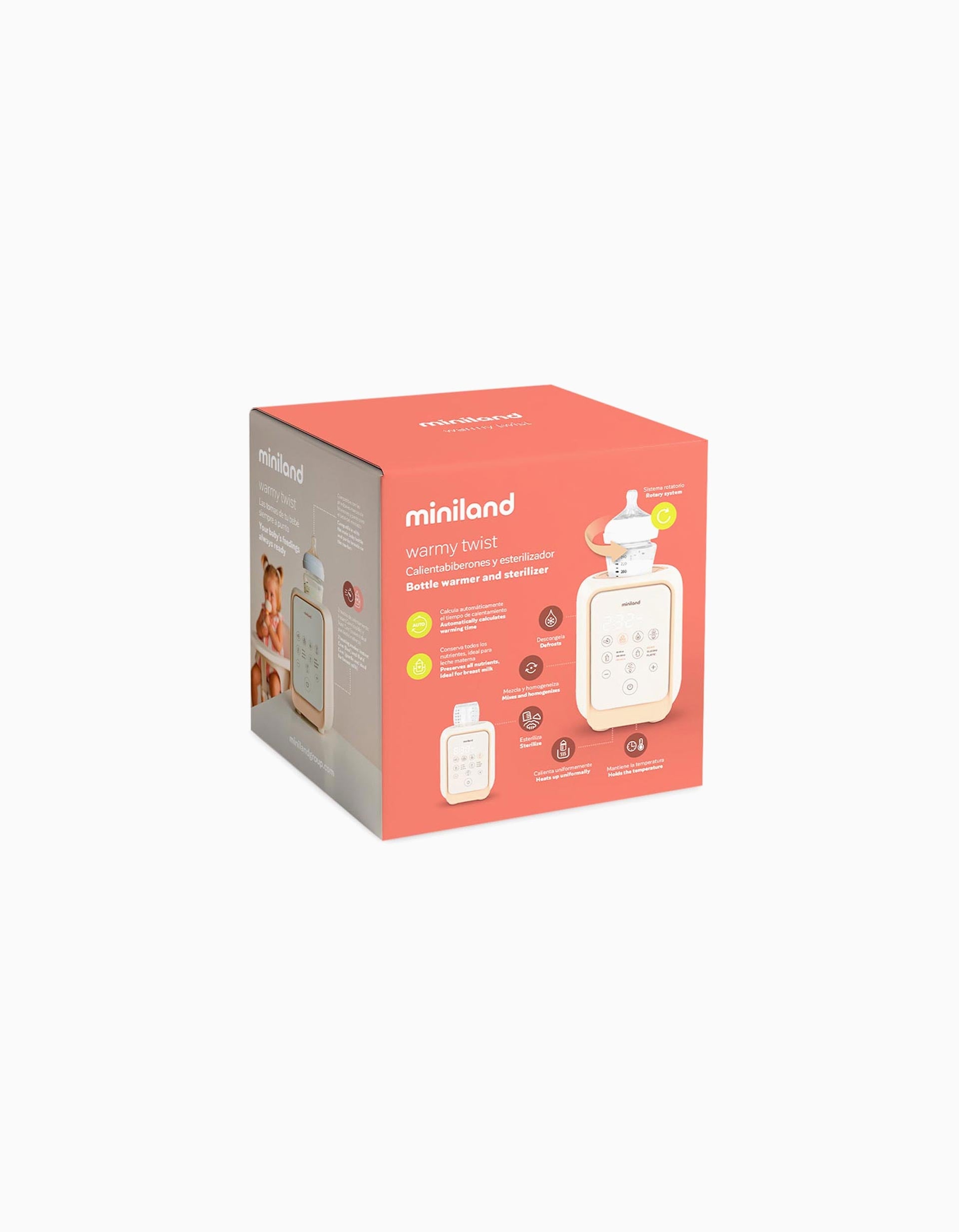 Warmy Twist Miniland 5 in 1 Bottle Warmer & Sterilizer