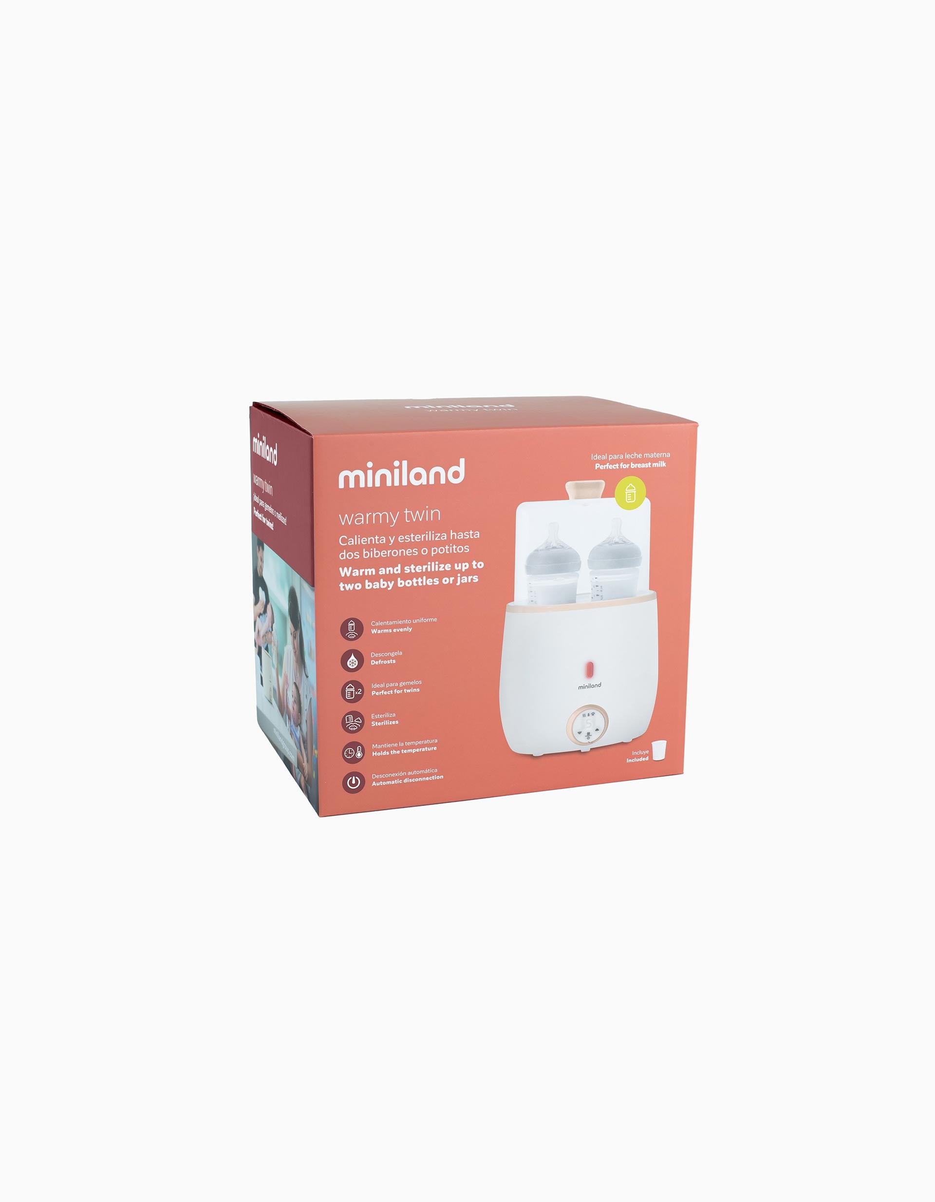 Double Bottle Warmer and Sterilizer Warmy Twin Miniland
