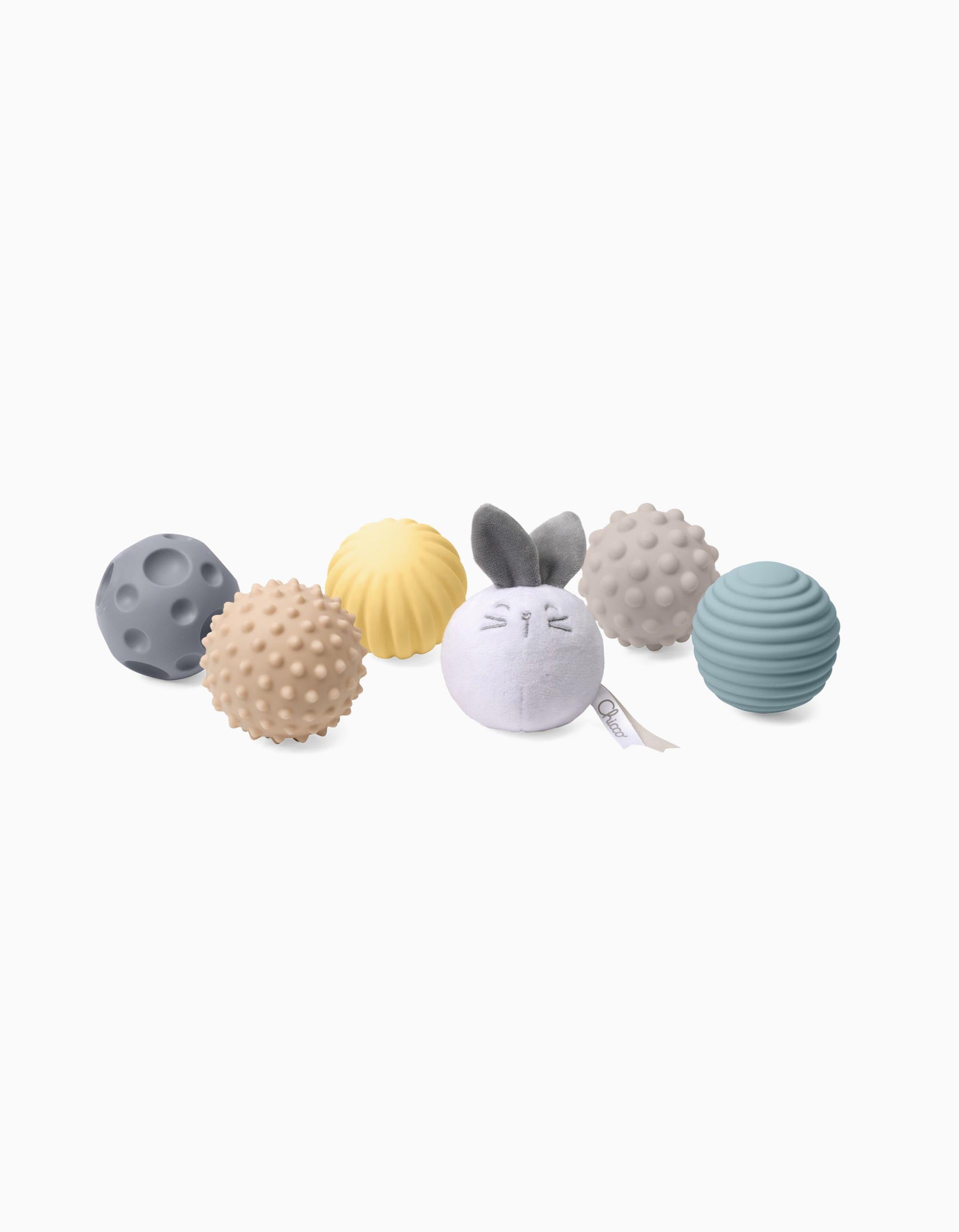 Balles Sensorielles Lapin 6 Pièces Chicco 0M+
