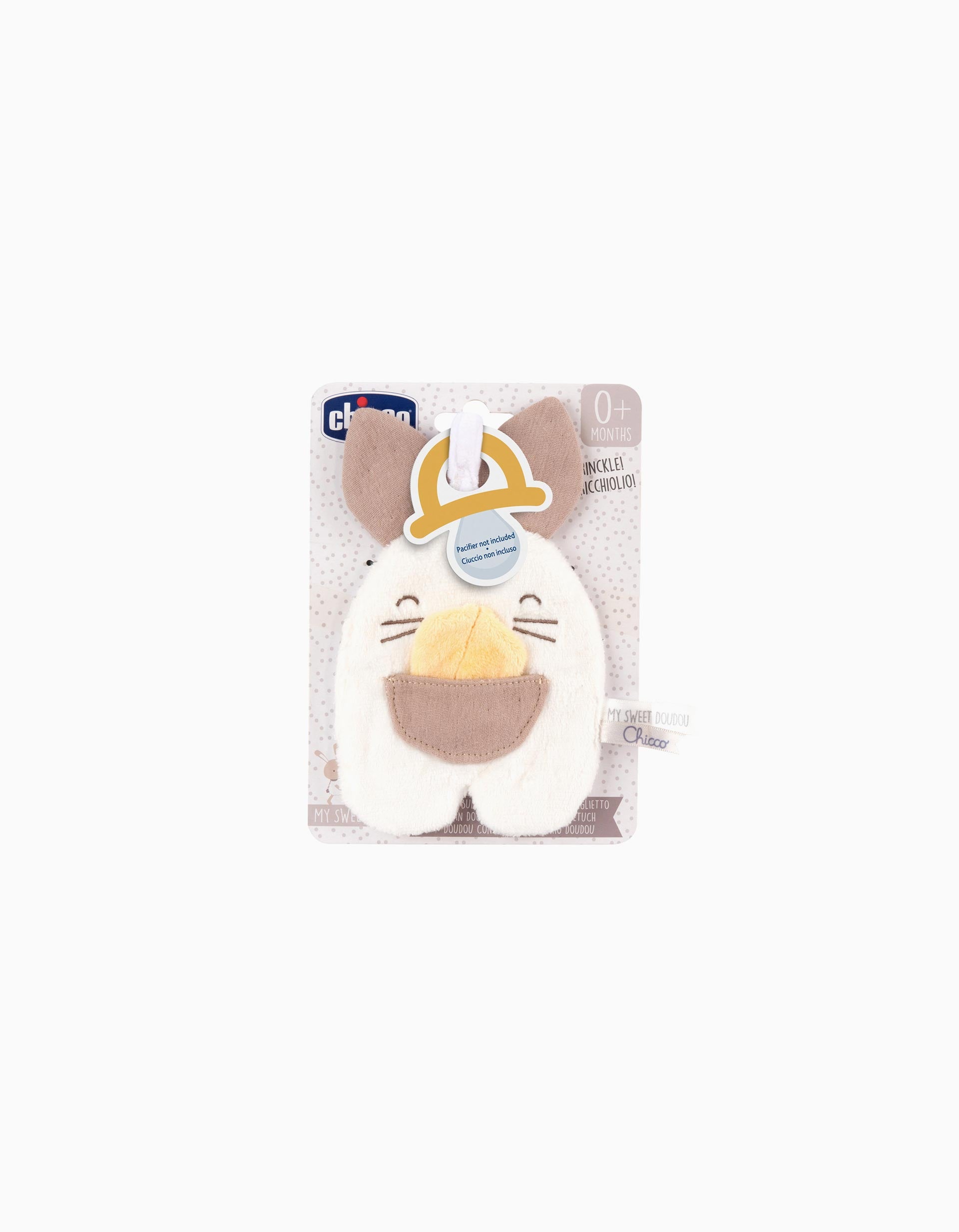 Soother Clip Bunny Doudou Chicco 0M+
