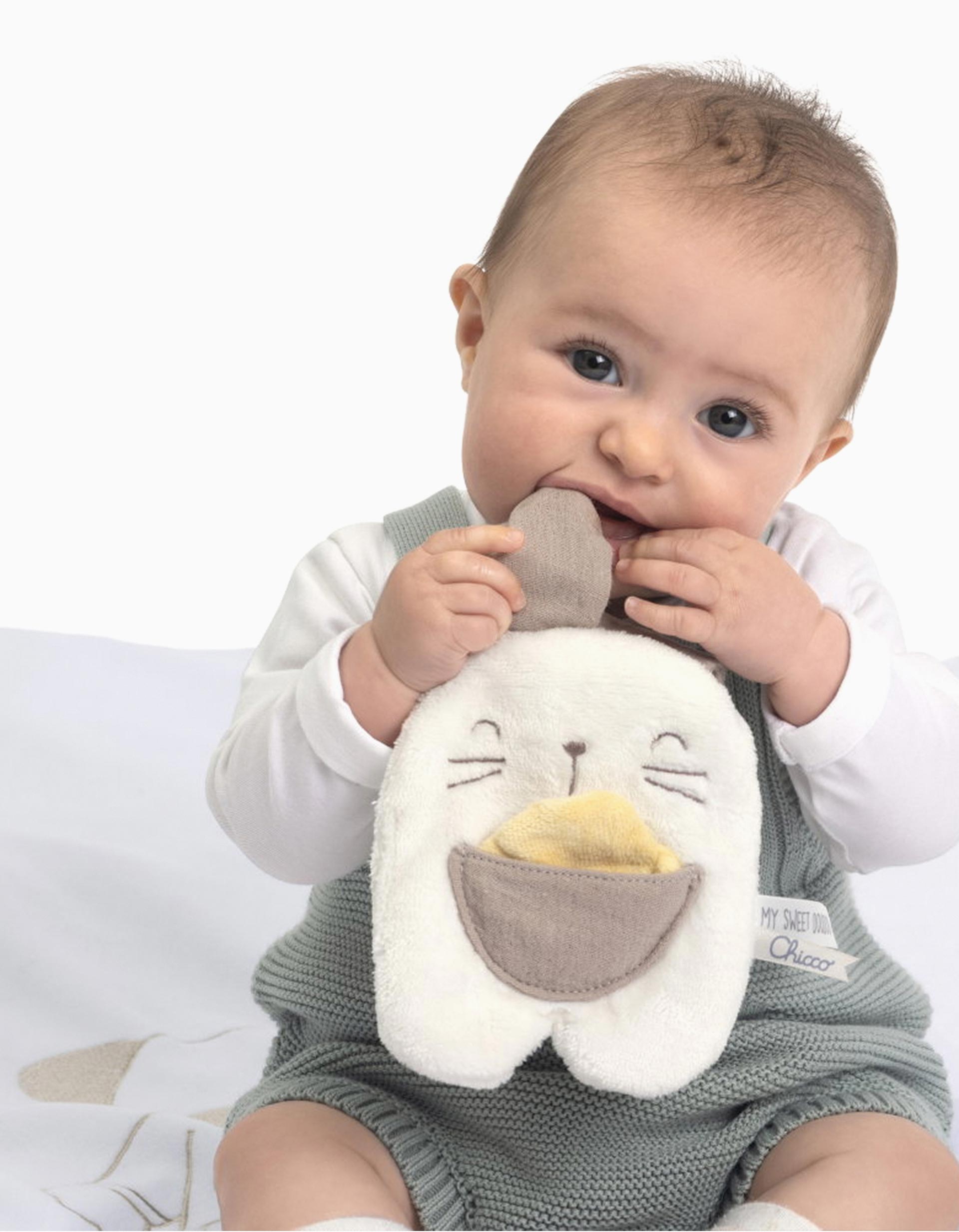 Soother Clip Bunny Doudou Chicco 0M+