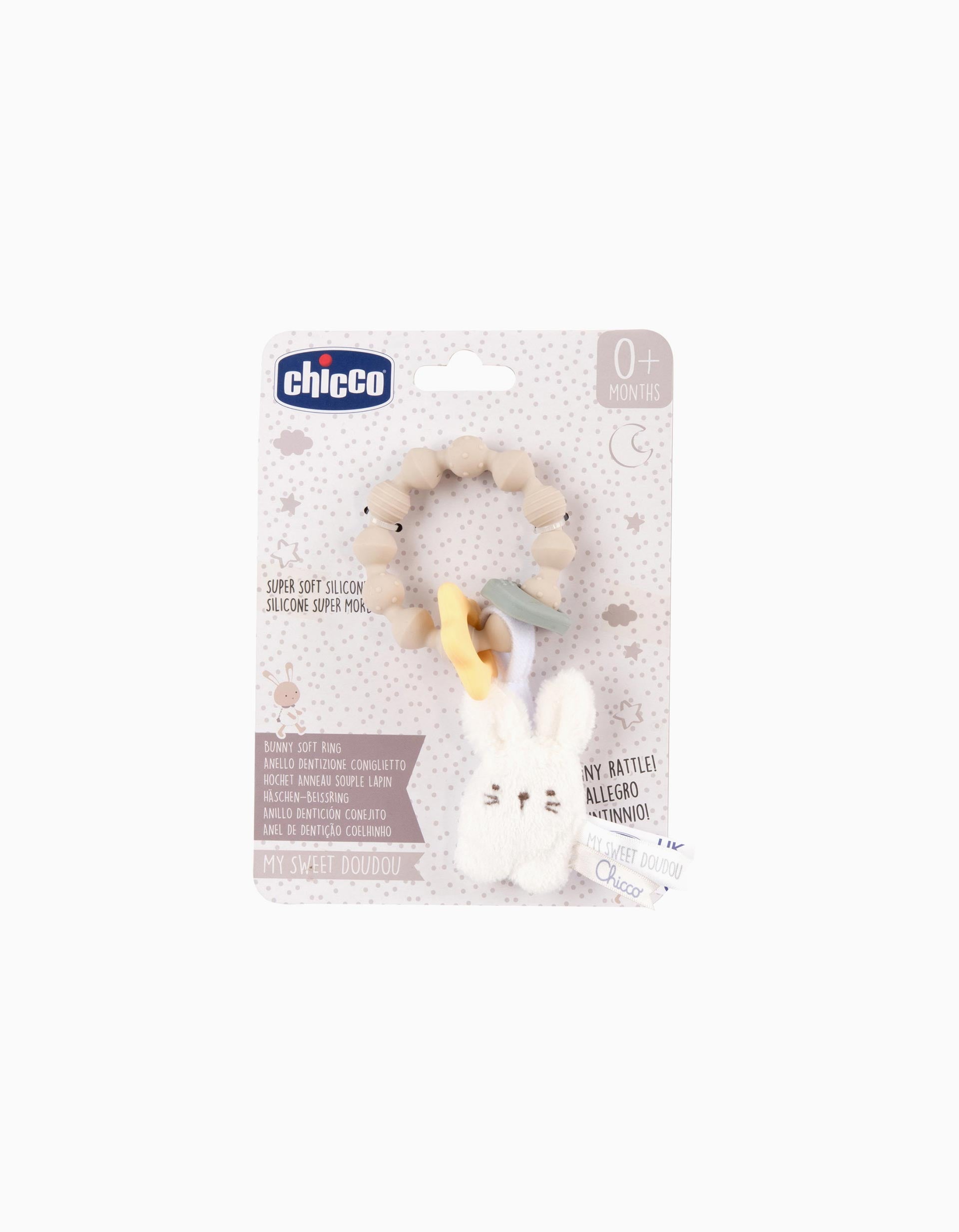 Anel de Dentição Coelho Doudou Chicco 0M+
