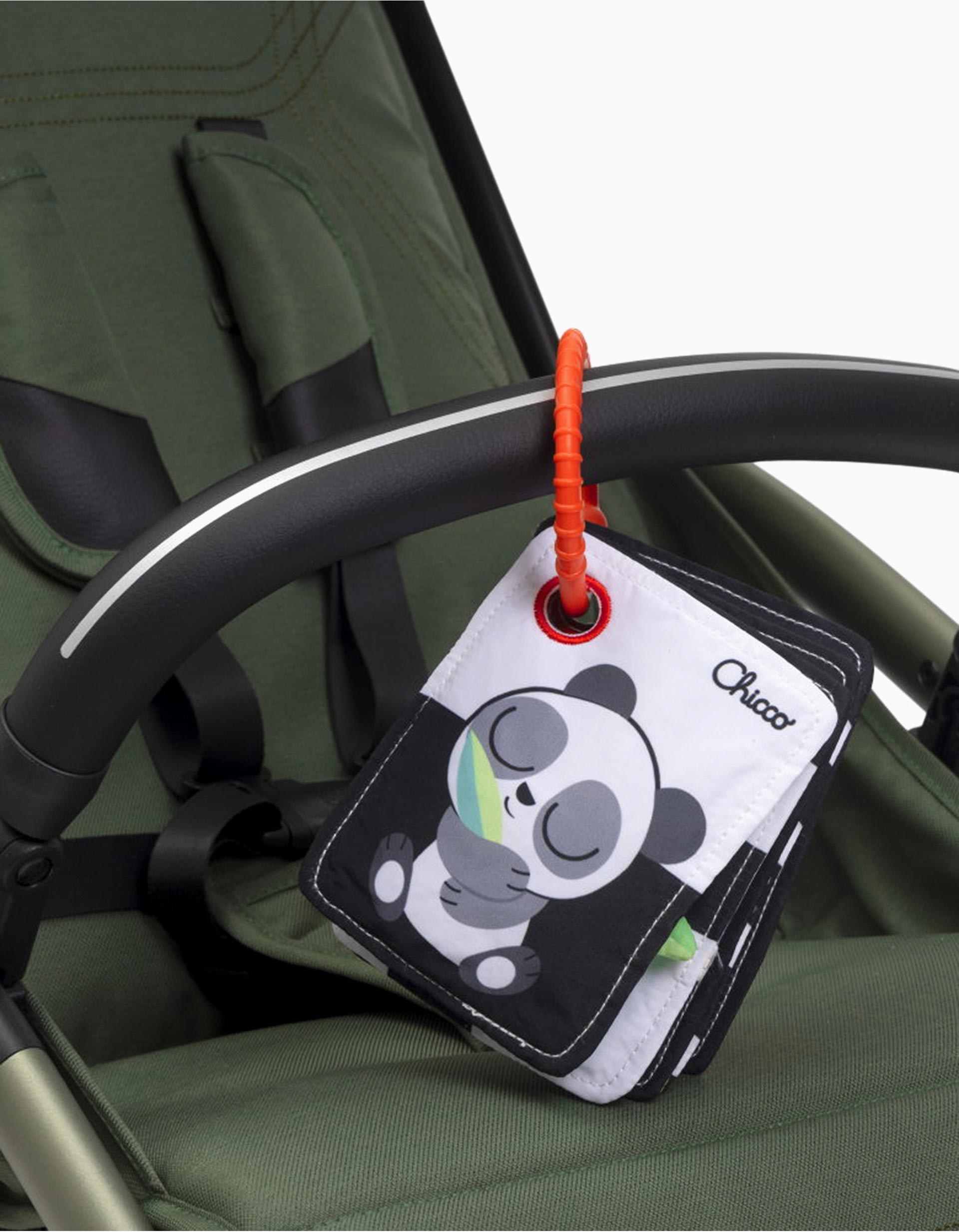 Cartões 2-em-1 de Estimulação Visual em Preto e Branco Chicco 3M+