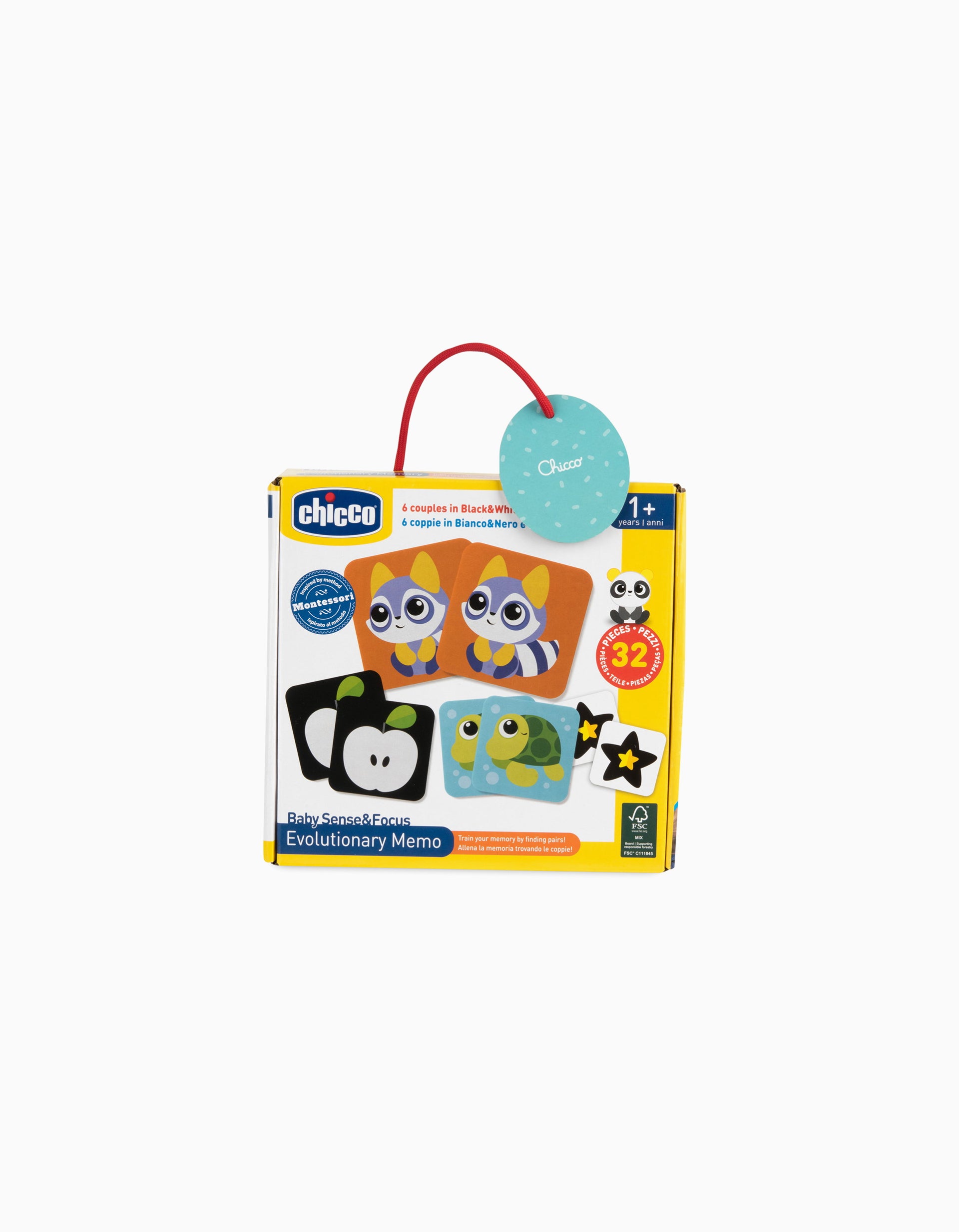 Jeu de Mémoire Évolutif Chicco 12M+