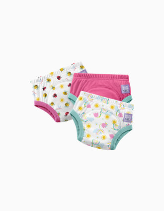 Pack of 3 Potty Training Pants Garden Party Bambino Mio 2-3Y