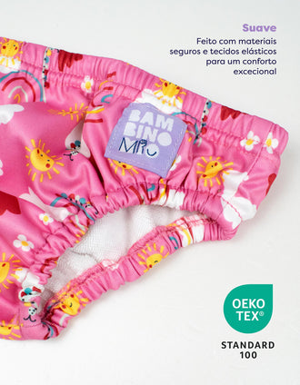 Couche de Bain Réutilisable Taille XL Happy Days Bambino Mio