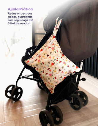 Waterproof Wet Diaper Bag Sunshine Friends Bambino Mio