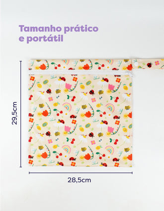Waterproof Wet Diaper Bag Sunshine Friends Bambino Mio