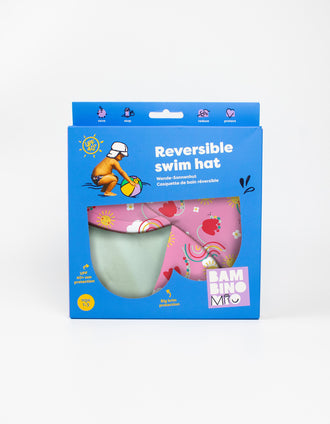 Reversible Swim Hat UPF 40+ Happy Days Bambino Mio 1-3Y