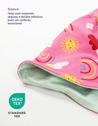 Reversible Swim Hat UPF 40+ Happy Days Bambino Mio 1-3Y