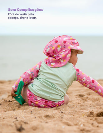 Reversible Swim Hat UPF 40+ Happy Days Bambino Mio 1-3Y
