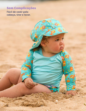 Reversible Swim Hat UPF 40+ Cool Cats Bambino Mio 1-3Y
