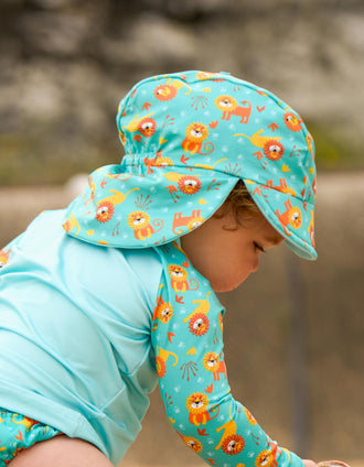Reversible Swim Hat UPF 40+ Cool Cats Bambino Mio 1-3Y
