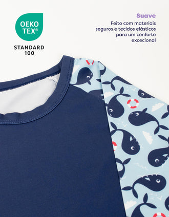 Ensemble de Bain Réutilisable 3 Pcs Blue Whale Bambino Mio 2-3 Ans