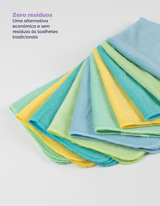 Pack of 10 Reusable Baby Wipes Bambino Mio