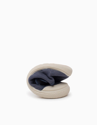 Zapatillas Barefoot de lona Pisamonas para bebés y niños, azul oscuro
