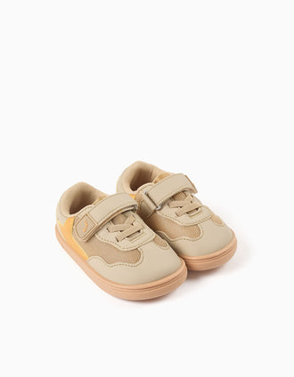 Zapatillas Blanditos Barefoot Platy para bebés y niños, beige