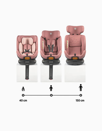 Car Seat I-Size Serena Babyauto (40-150 cm), Coral