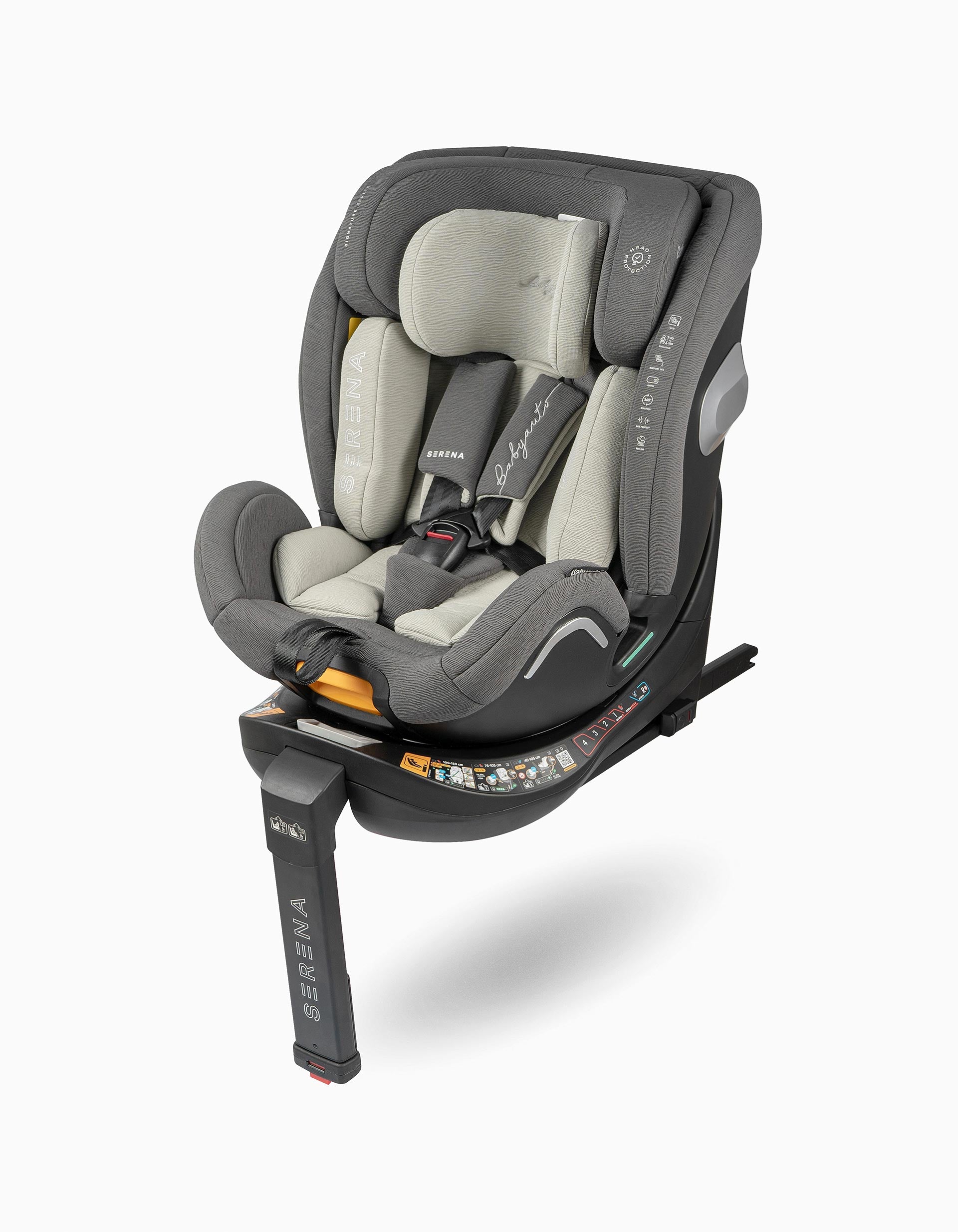 Car Seat I-Size Serena Babyauto (40-150 cm), Olive Grey