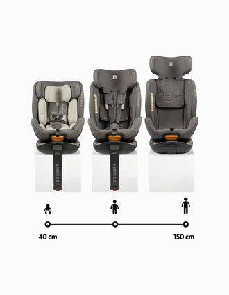 Car Seat I-Size Serena Babyauto (40-150 cm), Olive Grey