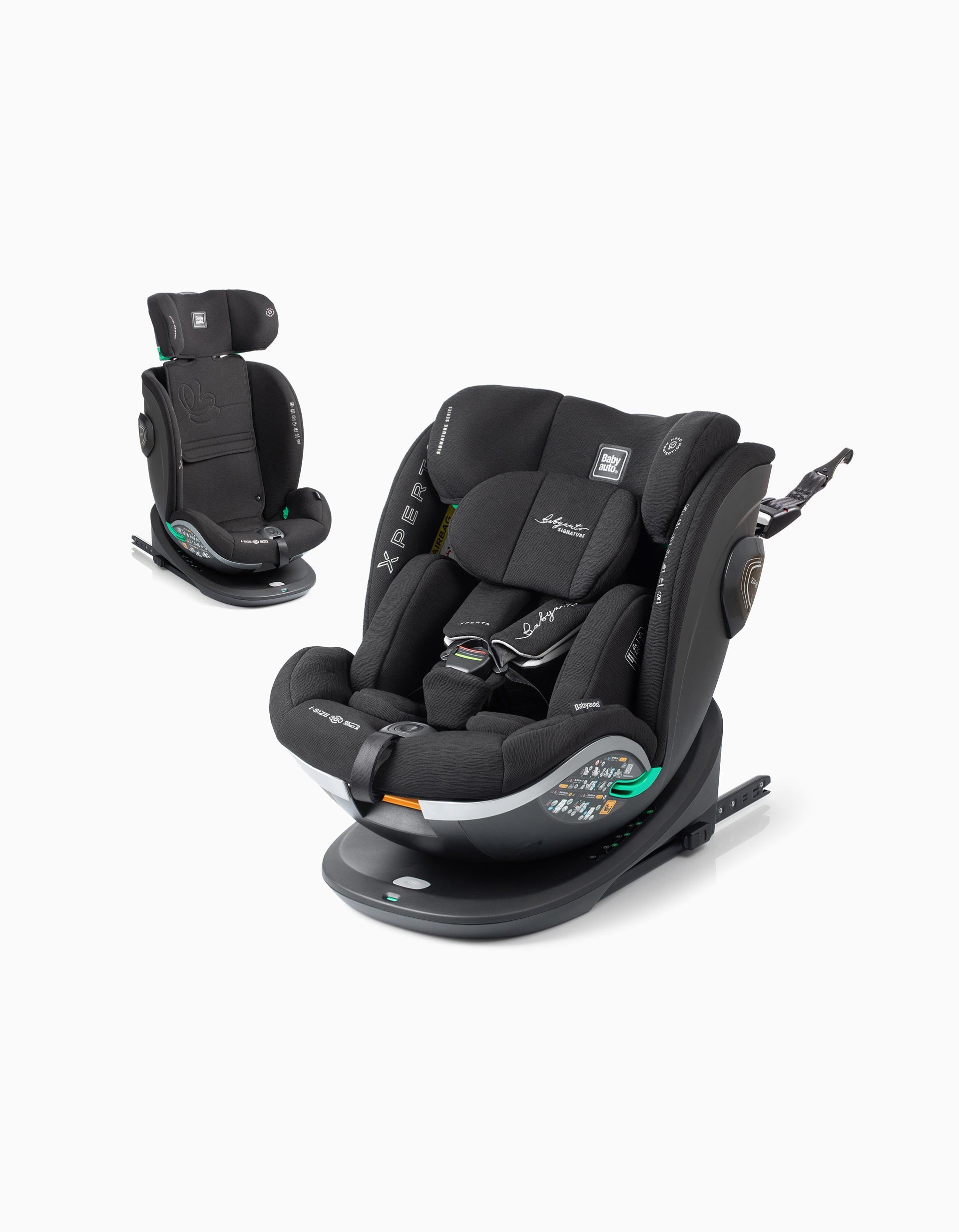 Car Seat I-Size Serena Babyauto (40-150 cm), Black Coal